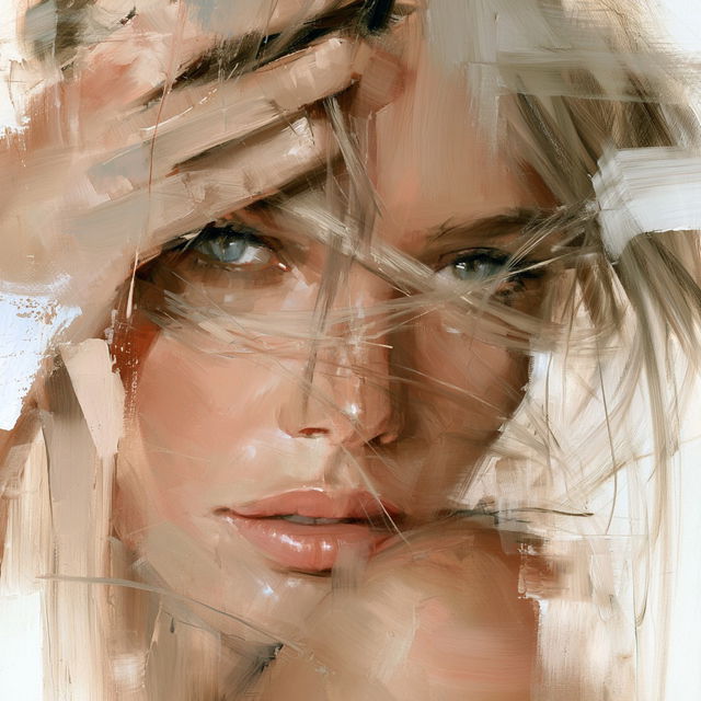 Christine Comyn style, Midjourney V8.2, render 2 of 4