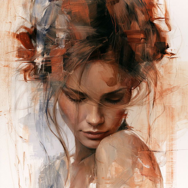 Christine Comyn style, Midjourney V8.2, render 4 of 4