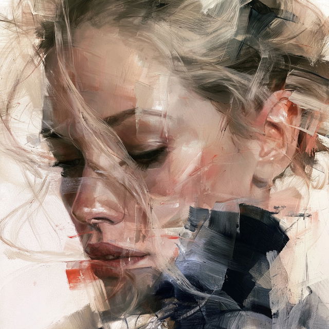 Christine Comyn style, Midjourney V8.2, render 3 of 4
