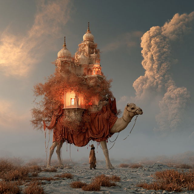 Christine Ellger style, Midjourney V8.2, render 3 of 4