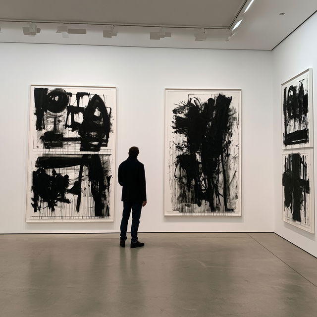 Christopher Wool style, Midjourney V8.2, render 1 of 4