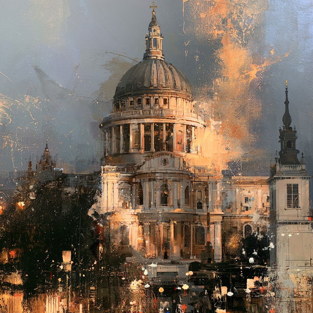 Christopher Wren style, Midjourney V8.2, render 3 of 4