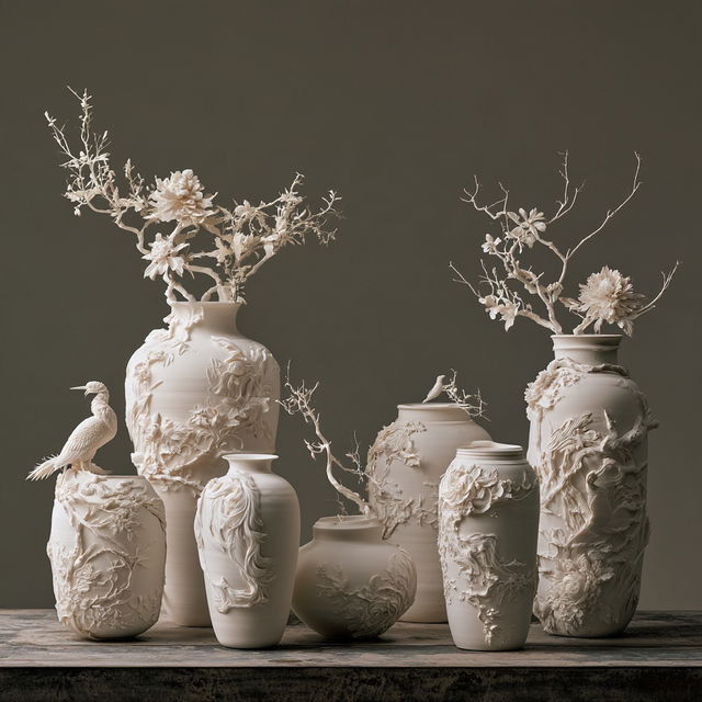 Cibulak porcelain style, Midjourney V8.2, render 4 of 4