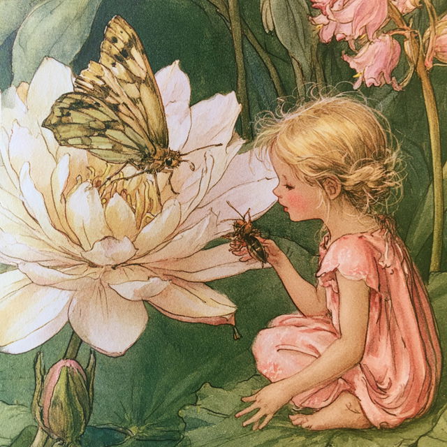 Cicely Mary Barker style, Midjourney V8.2, render 2 of 4