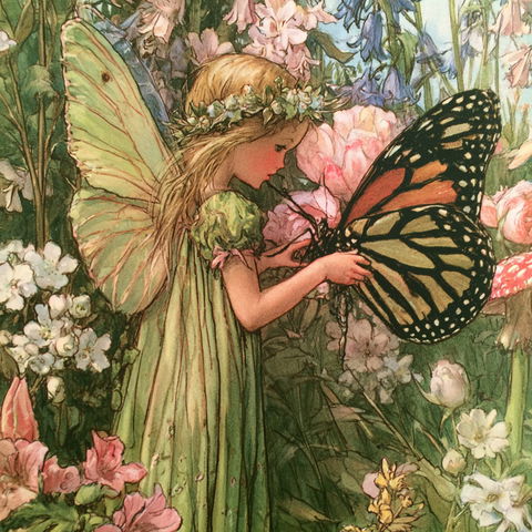 Cicely Mary Barker style (Illustrators), Midjourney V8.2