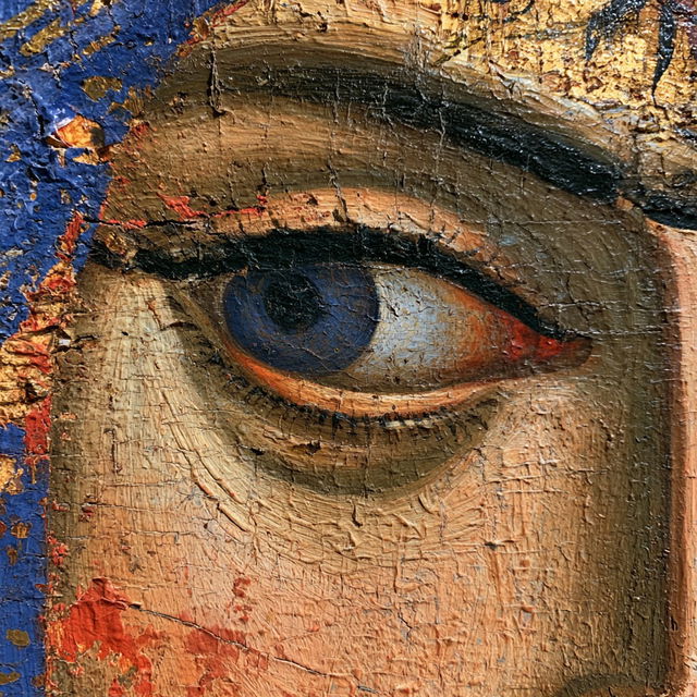 Cimabue style, Midjourney V8.2, render 4 of 4