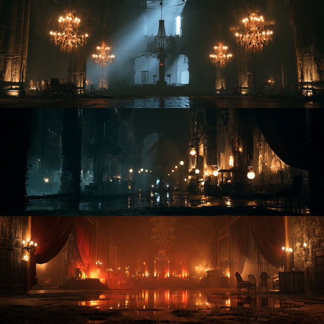 Cinematic lighting style, Midjourney V8.2, render 1 of 4
