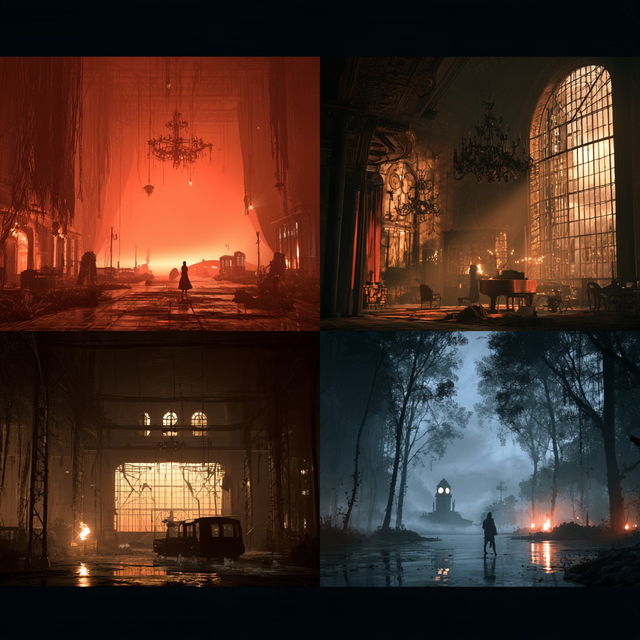 Cinematic lighting style, Midjourney V8.2, render 3 of 4