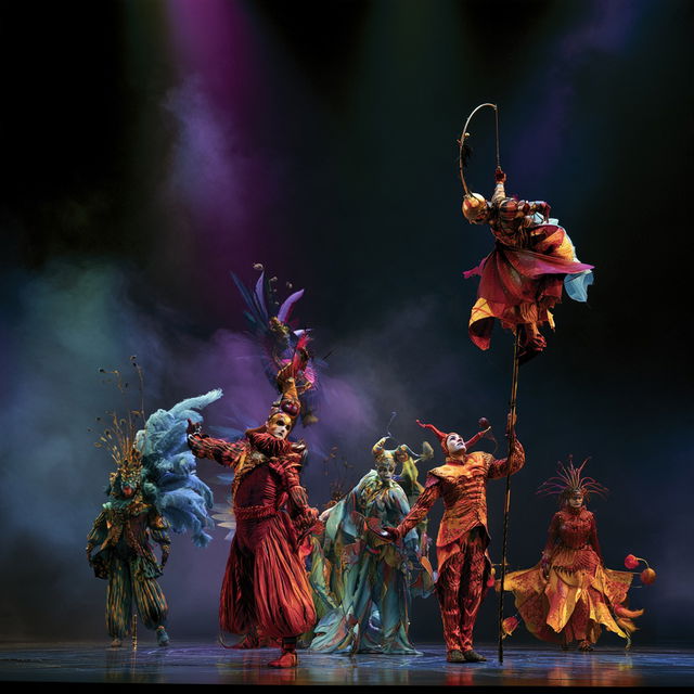 Cirque du Soleil style, Midjourney V8.2, render 2 of 4