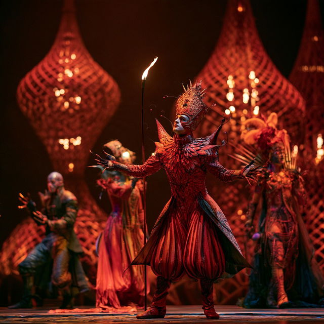 Cirque du Soleil style, Midjourney V8.2, render 4 of 4