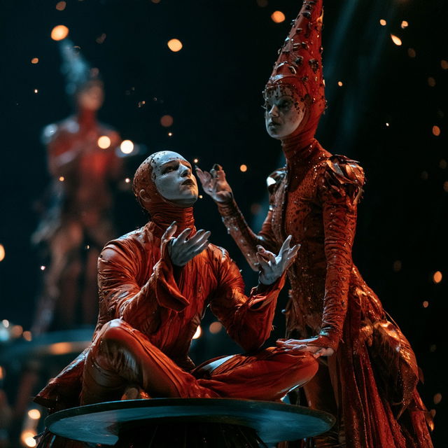 Cirque du Soleil style, Midjourney V8.2, render 3 of 4