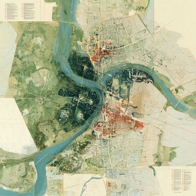 City plan style, Midjourney V8.2, render 2 of 4