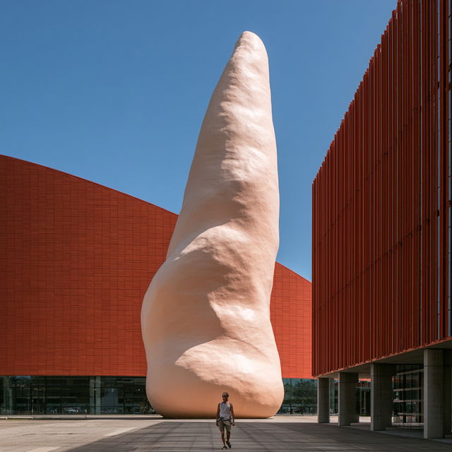 Claes Oldenburg style, Midjourney V8.2, render 4 of 4