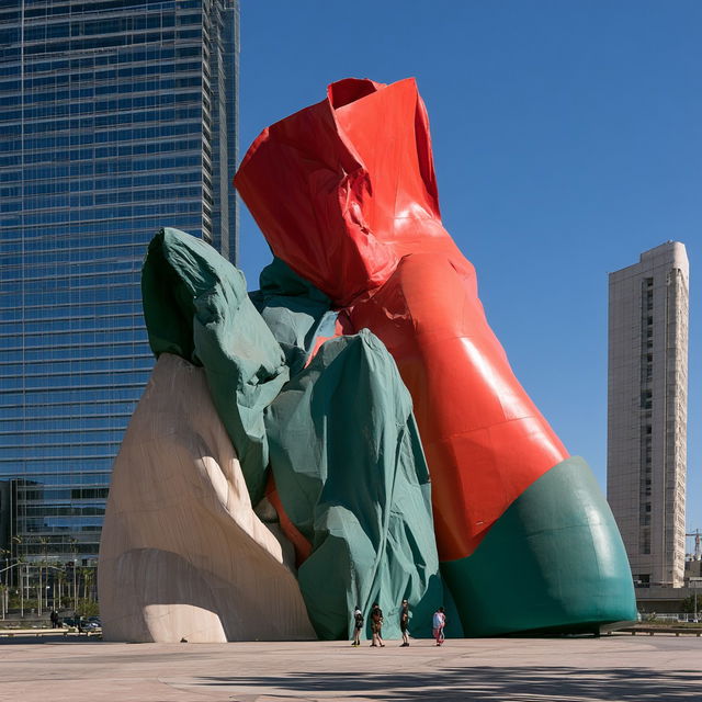 Claes Oldenburg style, Midjourney V8.2, render 3 of 4
