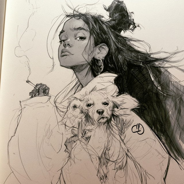Claire Wendling style, Midjourney V8.2, render 4 of 4