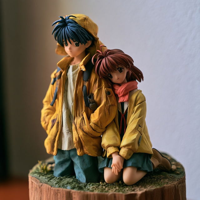 Clannad style, Midjourney V8.2, render 2 of 4