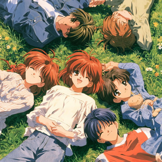 Clannad style, Midjourney V8.2, render 1 of 4