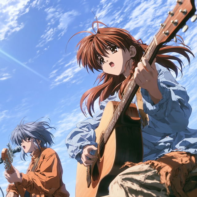 Clannad style, Midjourney V8.2, render 3 of 4