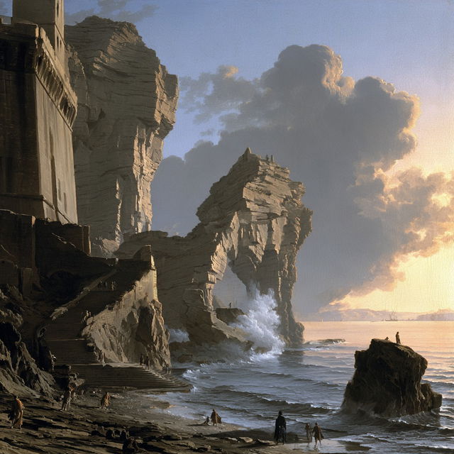 Claude-Joseph Vernet style, Midjourney V8.2, render 4 of 4