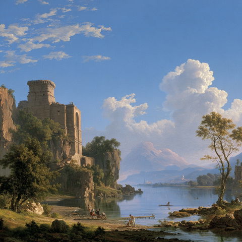 Claude Lorrain style (Painters), Midjourney V8.2