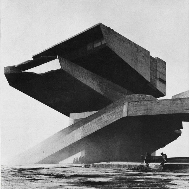 Claude Parent style, Midjourney V8.2, render 3 of 4