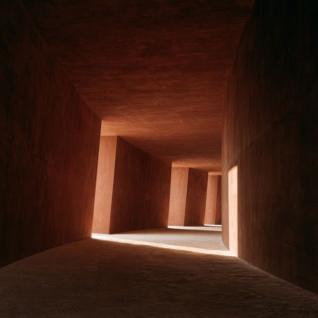 Claudio Silvestrin style, Midjourney V8.2, render 4 of 4