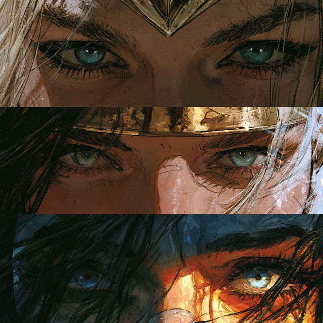 Clay Mann style, Midjourney V8.2, render 2 of 4