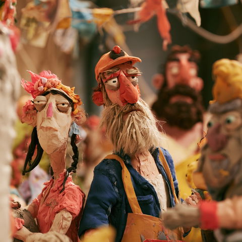 Claymation style (Techniques), Midjourney V8.2
