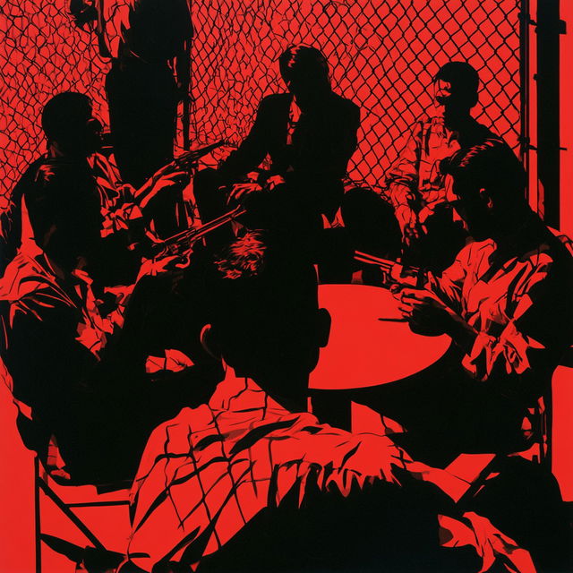 Cleon Peterson style, Midjourney V8.2, render 4 of 4