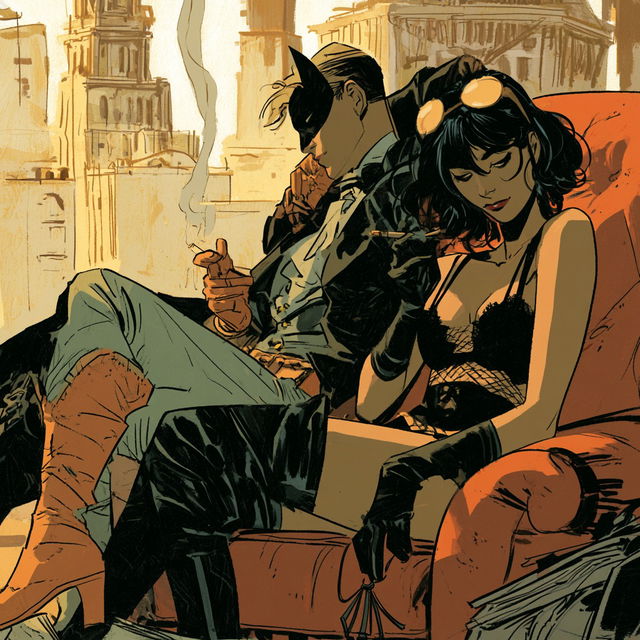 Cliff Chiang style, Midjourney V8.2, render 2 of 4