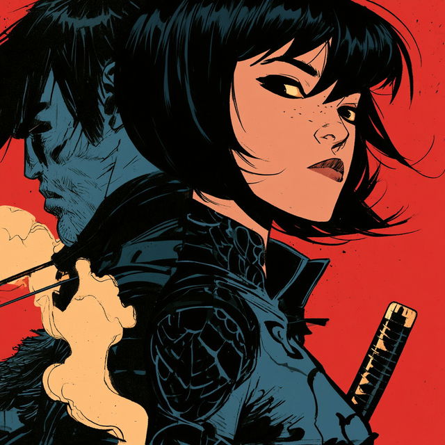 Cliff Chiang style, Midjourney V8.2, render 3 of 4
