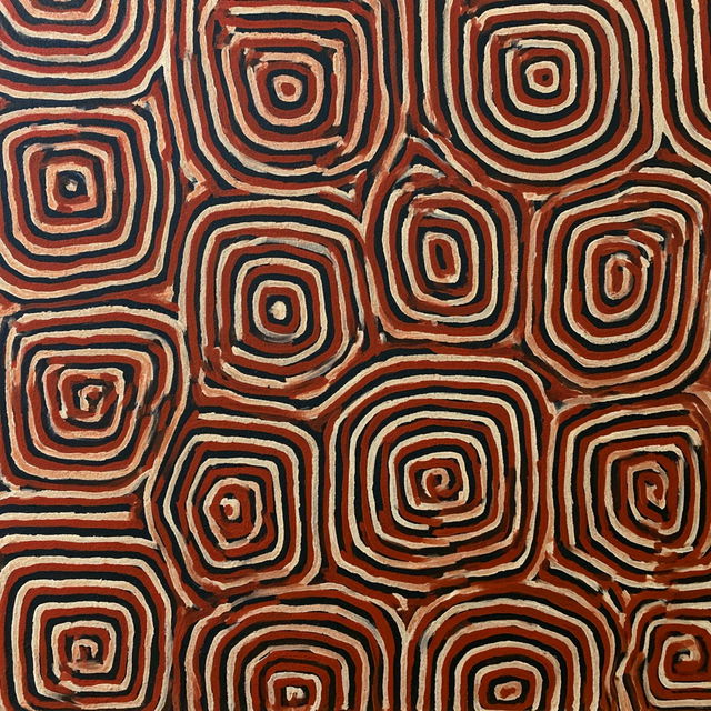 Clifford Possum Tjapaltjarri style, Midjourney V8.2, render 4 of 4