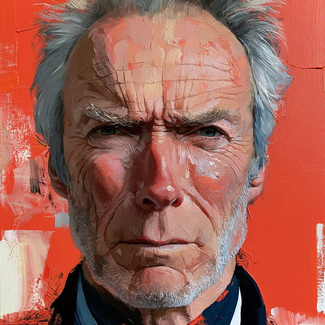 Clint Eastwood style, Midjourney V8.2, render 4 of 4