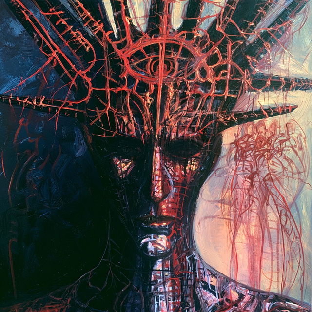 Clive Barker style, Midjourney V8.2, render 4 of 4
