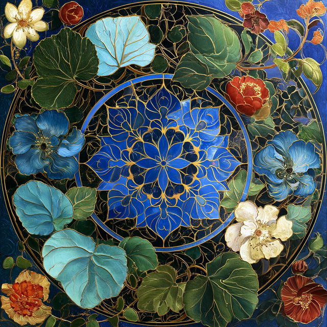 Cloisonnism style, Midjourney V8.2, render 4 of 4