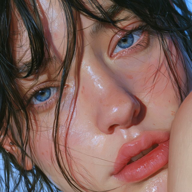 Close-up portrait style, Midjourney V8.2, render 2 of 4