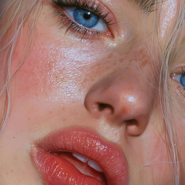 Close-up portrait style, Midjourney V8.2, render 1 of 4