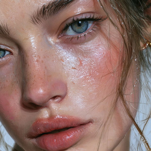 Close-up portrait style, Midjourney V8.2, render 3 of 4