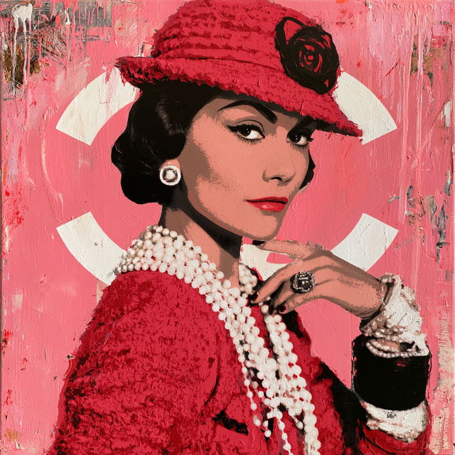 Coco Chanel style, Midjourney V8.2, render 2 of 4