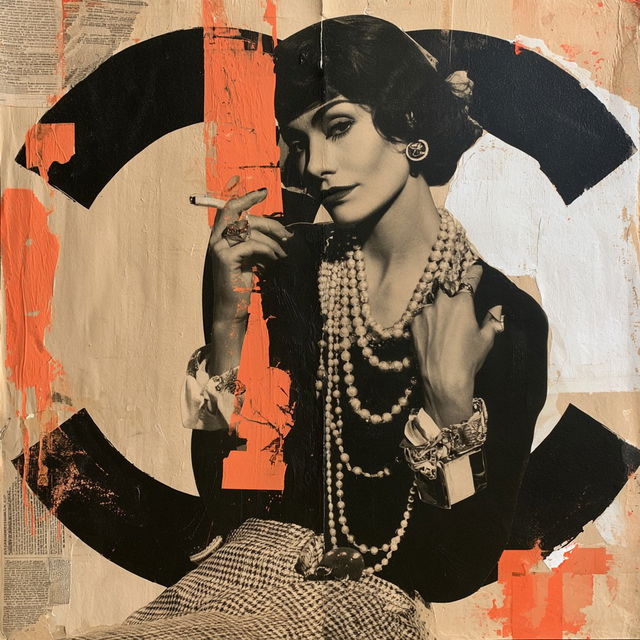 Coco Chanel style, Midjourney V8.2, render 4 of 4