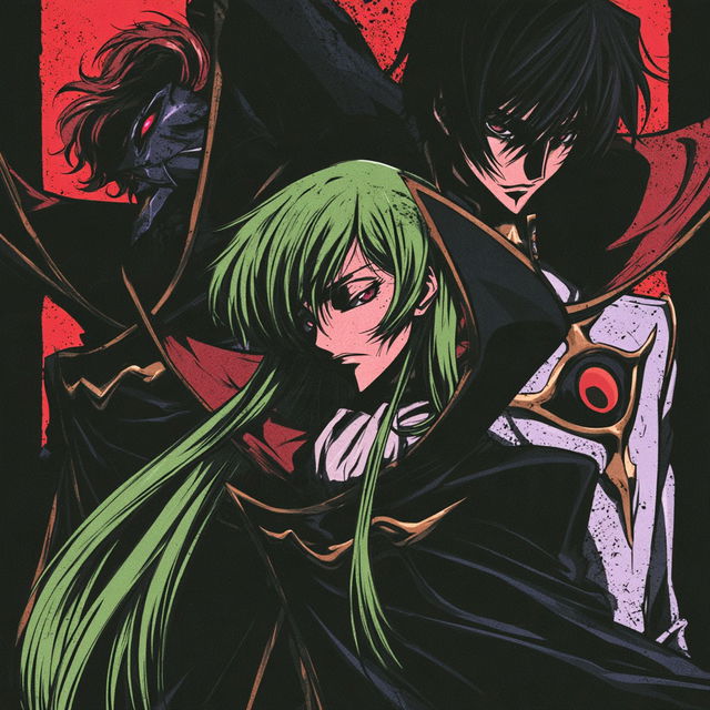 Code Geass style, Midjourney V8.2, render 2 of 4