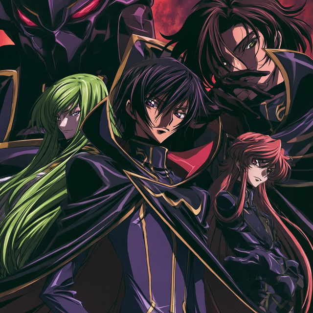 Code Geass style, Midjourney V8.2, render 4 of 4