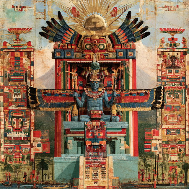 Codex Mendoza style, Midjourney V8.2, render 4 of 4
