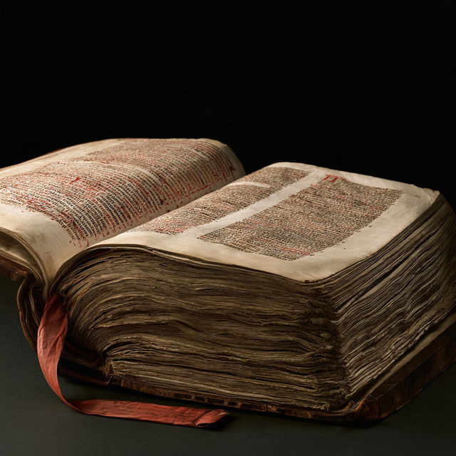 Codex Sinaiticus style, Midjourney V8.2, render 2 of 4