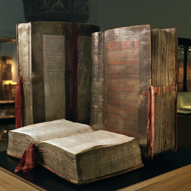 Codex Sinaiticus style, Midjourney V8.2, render 4 of 4
