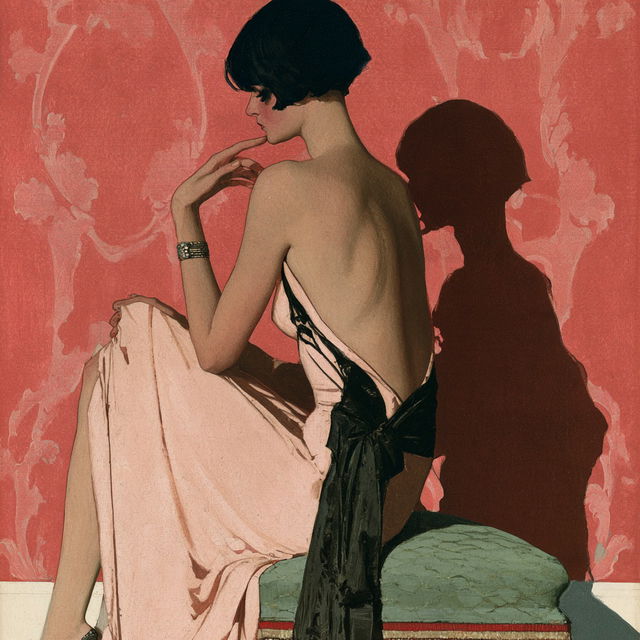 Coles Phillips style, Midjourney V8.2, render 1 of 4