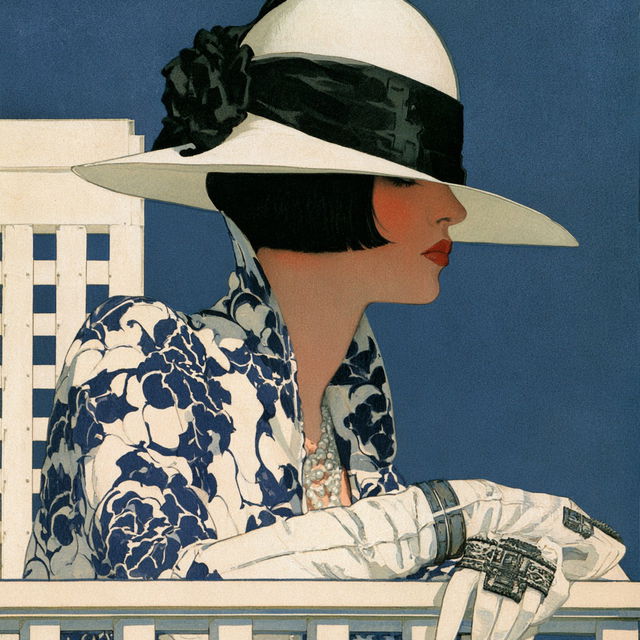 Coles Phillips style, Midjourney V8.2, render 3 of 4