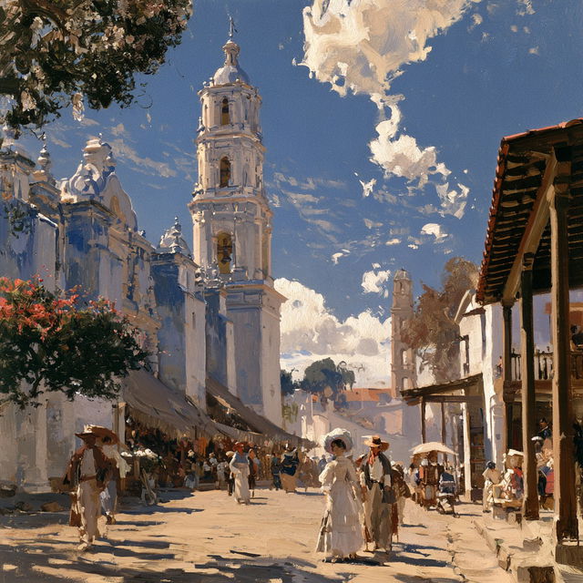 Colin Campbell Cooper style, Midjourney V8.2, render 1 of 4