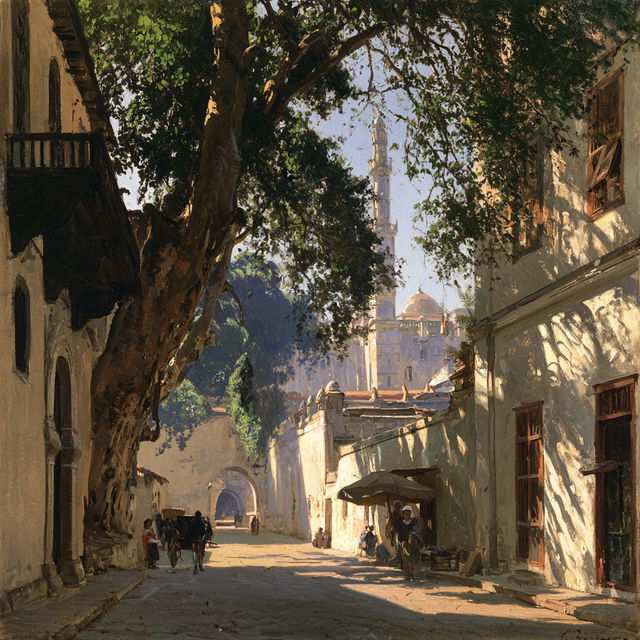 Colin Campbell Cooper style, Midjourney V8.2, render 4 of 4