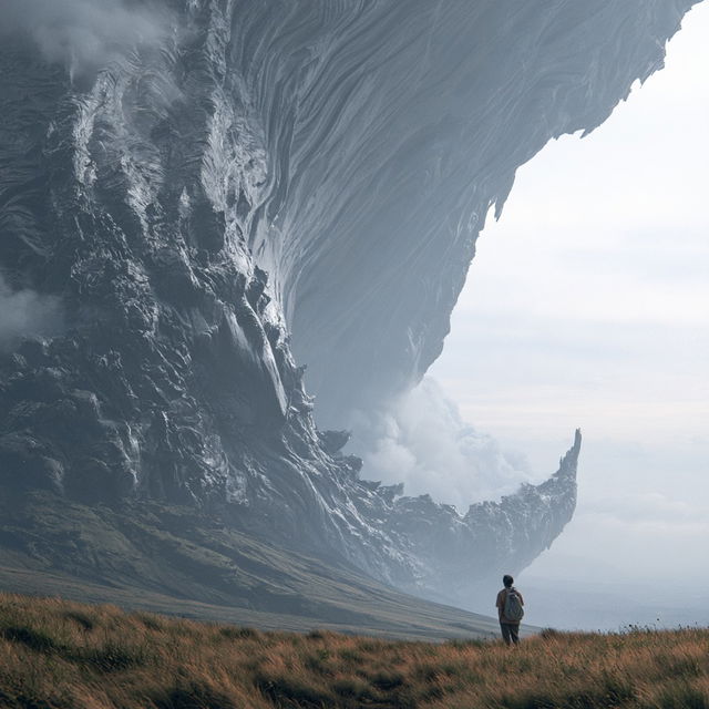 Colossal scale style, Midjourney V8.2, render 1 of 4